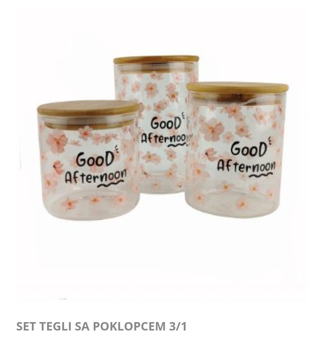 Set tegli sa poklopcem 3/1 2